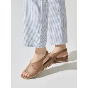 [하프클럽/무크]여화 샌드라 스판 웨지샌들 2colors