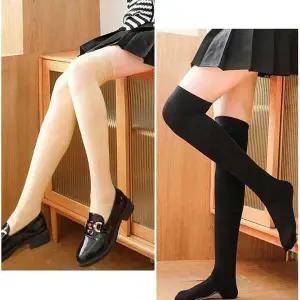 [하프클럽/셀러허브_여성트랜드패션]스커트 스타킹 오버 니 크루삭스니삭