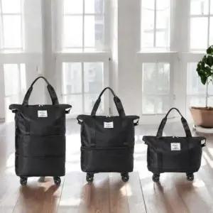 [패션] 빅맥스 2단 확장 보스턴백 바퀴달린 보조 여행가방