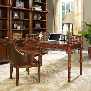 엔틱 유럽식책상 고전 원목 테이블 북유럽 데스크 책상