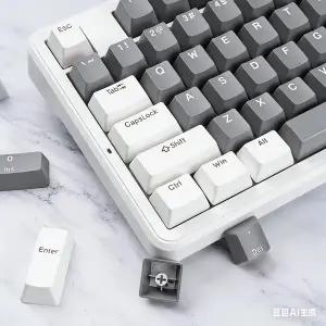 호환  Keycaps PBT 104 키 OEM 프로필 이중 색상 사출 성형 공정 Cherry MX 스위치용 구형 키캡