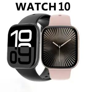 호환   GPS 스마트워치 남성용 워치 9 시리즈 상시표시 체온 BT 통화 NFC 여성용 스마트워치 IOS 안드로이