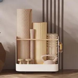 요가 매트 정리함 수납 보관 트롤리 이동식 바구니 필라테스 장비 보관함