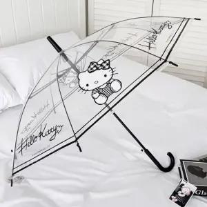 키티 투명 우산 55 어린이 유아 아동 초등학생