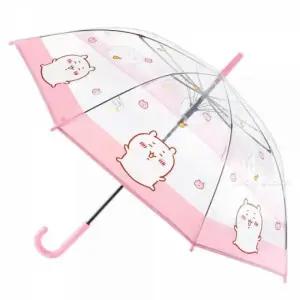 치이카와 보더 60 투명 장우산 핑크 자동 안전 우산