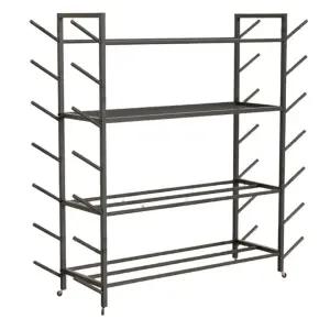 보관대 바퀴 매트 정리함 요가 짐볼 밸런스볼 블랙 소도구 선반 필라테스 행거