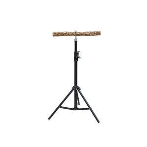 앵무새 나무 횃대 삼각대횃대 모이통 삼각대 야외 우드 치킨 Dropship 놀이터