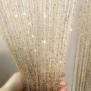 반짝이 실커튼 와이어 10 생일 인테리어 반짝이실커튼 칸막이 입구 커튼 실 줄커튼