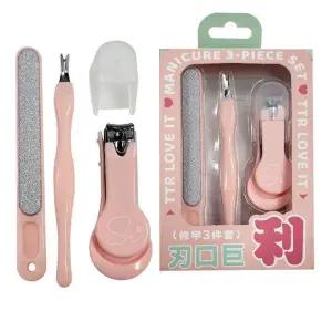 [(주)대통유통]장만A635 손톱정리툴 3종세트 야스리 손톱깍기 판밀대 (37727157A