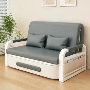 윙체어 의자겸침대 휴식 침대 블루 안락의자 베드 소파