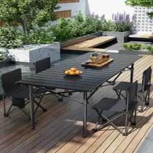 해이프 야외 접이식 테이블 의자 포장마차 카페 파라솔