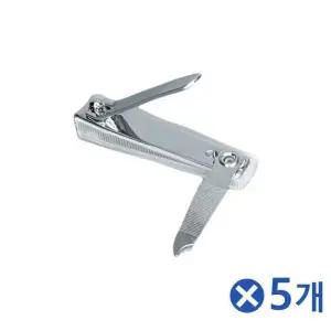 [재이앤재이 주식회사]절삭력좋은 안튀는 손톱깍이 5개 발톱깍기 네일도구