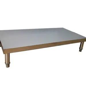 알루미늄 평상 낮은 테라스 단일 주방 철제 옥상 작업대