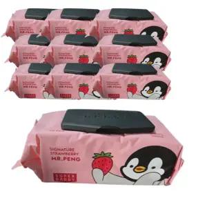 슈퍼대디 미스터펭 딸기 캡형 70매 20팩 저자극 고평량