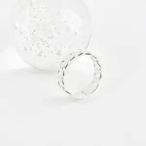 [신상오픈런]체인모양 컷아웃 유광 커플 볼드링 은반지 (29965323)