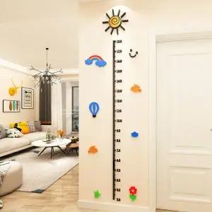 3D 입체 키재기 신장계 측정기 벽부착 눈금자 키높이 시트 벽