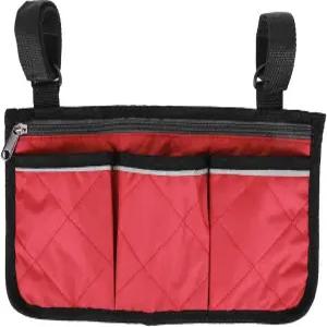 패스트UU 휠체어 사이드백 다기능 워커백 전동 액세서리(와인 레드)