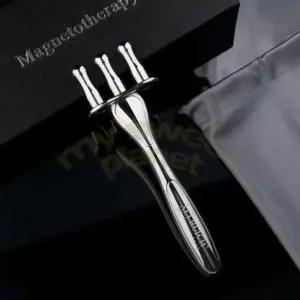 휴대용 자기장 괄사 원목 마사지 간편한 마그네틱 3포크