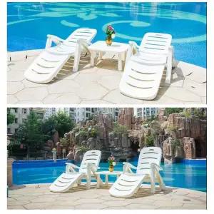 접이식 썬베드 야외 펜션 수영장 리조트 선베드