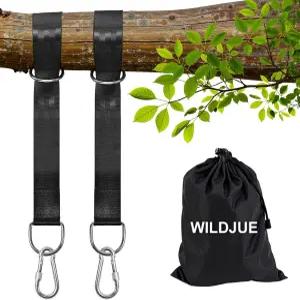 나무 그네 걸이 스트랩 키트 그네와 해먹에 완벽한 안전한 잠금 스냅 카라비너 후크가 있는 2000파운드