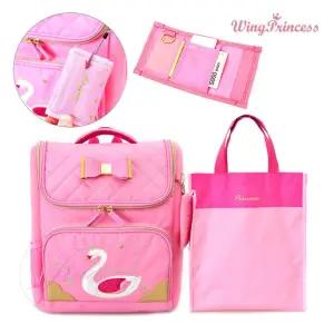 지아오 스완 시크릿 하드 캐릭터 책가방 세트 책가방세트 소풍가방