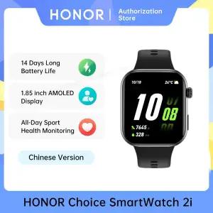 호환  HONOR Choice Smartwatch 2i 1.85인치 AMOLED 블루투스 스마트 워치 건강 스포츠 모니터링 피트니스