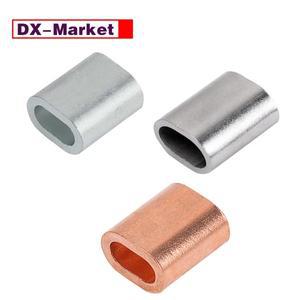 0.5mm~40mm 강철 와이어 로프 페룰 압착 슬리브, 케이블 클립 타원 J007