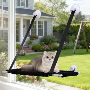 조립하기 쉬운 해먹 침대 실내용 교체용 고양이 패드 두 개 겨울용 플란넬 패드와 여름용 메쉬 커버 하중