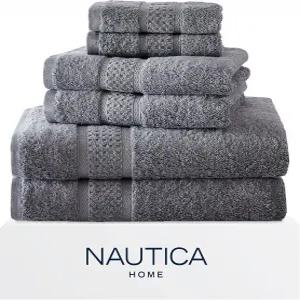 노티카 목욕 타월 100 부드럽고 흡수력이 뛰어난 면 페이드 저항성 및 제로 트위스트 구조 중간 무게 욕실