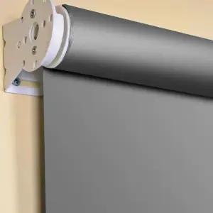 화장실 블라인드 방수커튼 회색 발코니 침실 방수 커튼
