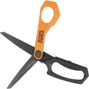 클라인 툴스 T2110 티타늄 코팅 전문 가위 판금 가죽 및 고강도 재료 절단용 스테인리스 스틸 10인치