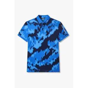 [제이린드버그] 투어 테크 프린트 폴로 블루 티셔츠 153670440