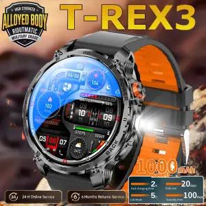 호환  2026년 신형 업그레이드 GPS 군용 스포츠 스마트워치 1000mAh 1.7인치 AMOLED 나침반 고도계 통화 10