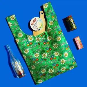 위글위글 장바구니 접이식 가방 숄더백 피크닉백 Garden