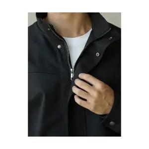 남성패션 야상사파리 올드 빈티지 하이넥 집업 캐주얼 재킷 가을 겨울 야상 스포츠 바람막이 점퍼 DL4