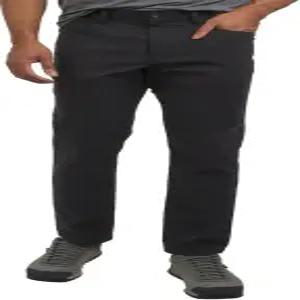 내후성 빈티지 남성 테크 팬츠 - 플렉스 허리밴드 스트레이트 핏의 방수 스트레치 퍼포먼스