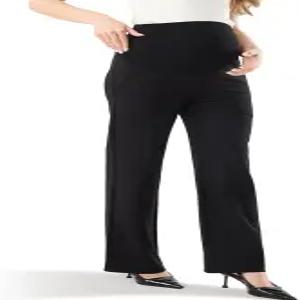 마마네스트 출산 작업복 라운지 와이드 레그 오피스 팔라초 비즈니스 캐주얼 바지 슬랙스 임신