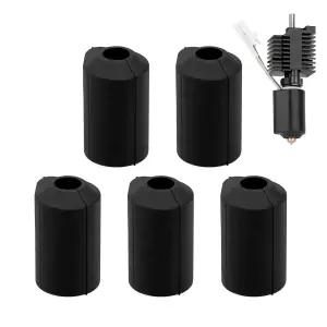 K2 플러스 콤보 하이 핫엔드 5개 실리콘 양말 3D 프린터 노즐 xirbbo 커버 히팅 블록 단열 액세서리 히터