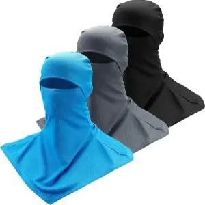 새티니어 3피스 발라클라바 페이스 커버 태양 보호 넥 여름 모터사이클 마스크 남성용