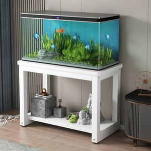 어항 테이블 선반 스텐 나무 어항선반 거실 수족관