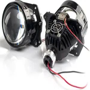 HDYEGIOU 3.0인치 바이 프로젝터 렌즈 자동차 개조용 범용 선명한 컷오프 라인이 있는 포커스 빔 하이/로