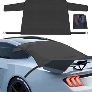 키투렉 자동차 앞유리 스노우 스 커버 방풍 자외선 차단제 옥스포드 천 프로스트 윈도우 대부분의 트럭