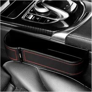 컵 홀더 익스팬더가 있는 실빌 카시트 갭 필러 홀더가 자동차 앞좌석 보관함 머그 병 열쇠용 콘솔 시트