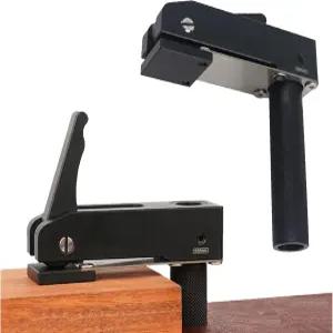 2팩 MFT 벤치 홀드패스트 목공 도구 20mm 데스크톱 퀵 액팅 홀드다운 클램프 조절식 빠른 고정 클립 목재