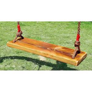 나무 그네 그네의자 싱글 원목 탄화목재 정원 펜션 50CM 보드