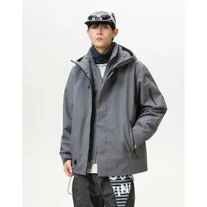 야상 사파리 남성 잠바 봄 가을 삼방 등산 바람막이 점퍼 admr3