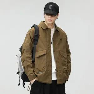 야상 사파리 남성 잠바 아웃도어 방수 재킷 봄 상의 캐주얼 코트 admr1