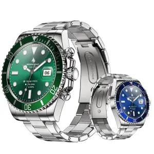 호환  2026년형 남성 프리미엄 스마트워치 럭셔리 블루투스 통화 피트니스 워치 IP68 방수 스포츠 건강 추