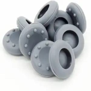 PS4 PS3용 Xbox 360 One용 아날로그 컨트롤러 엄지 스틱 그립 조이스틱 캡 커버 10개(그레이)