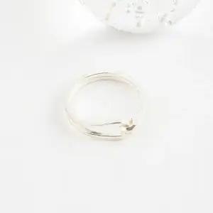 [신상오픈런]고리반지 언발 심플 실버링 레이어드 (29965338)